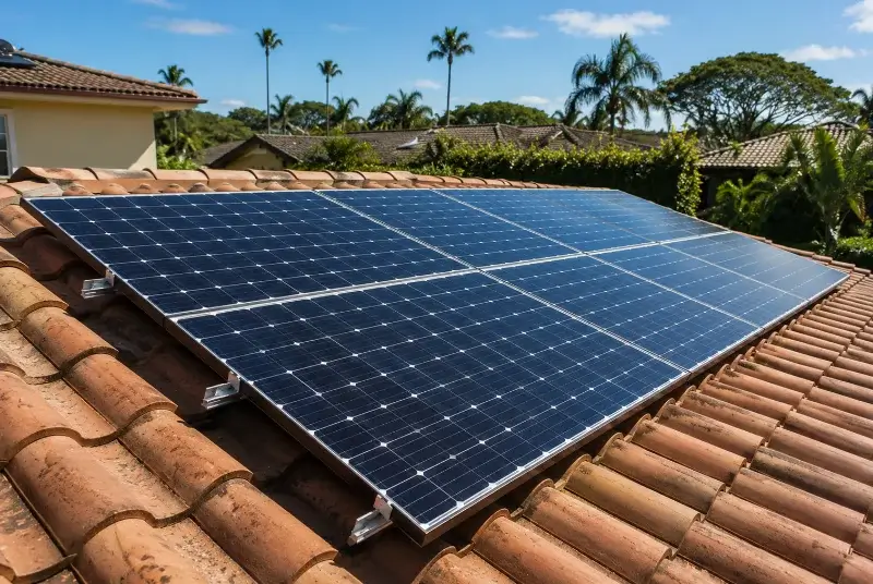 Installation de panneaux solaires à Rexpoëde